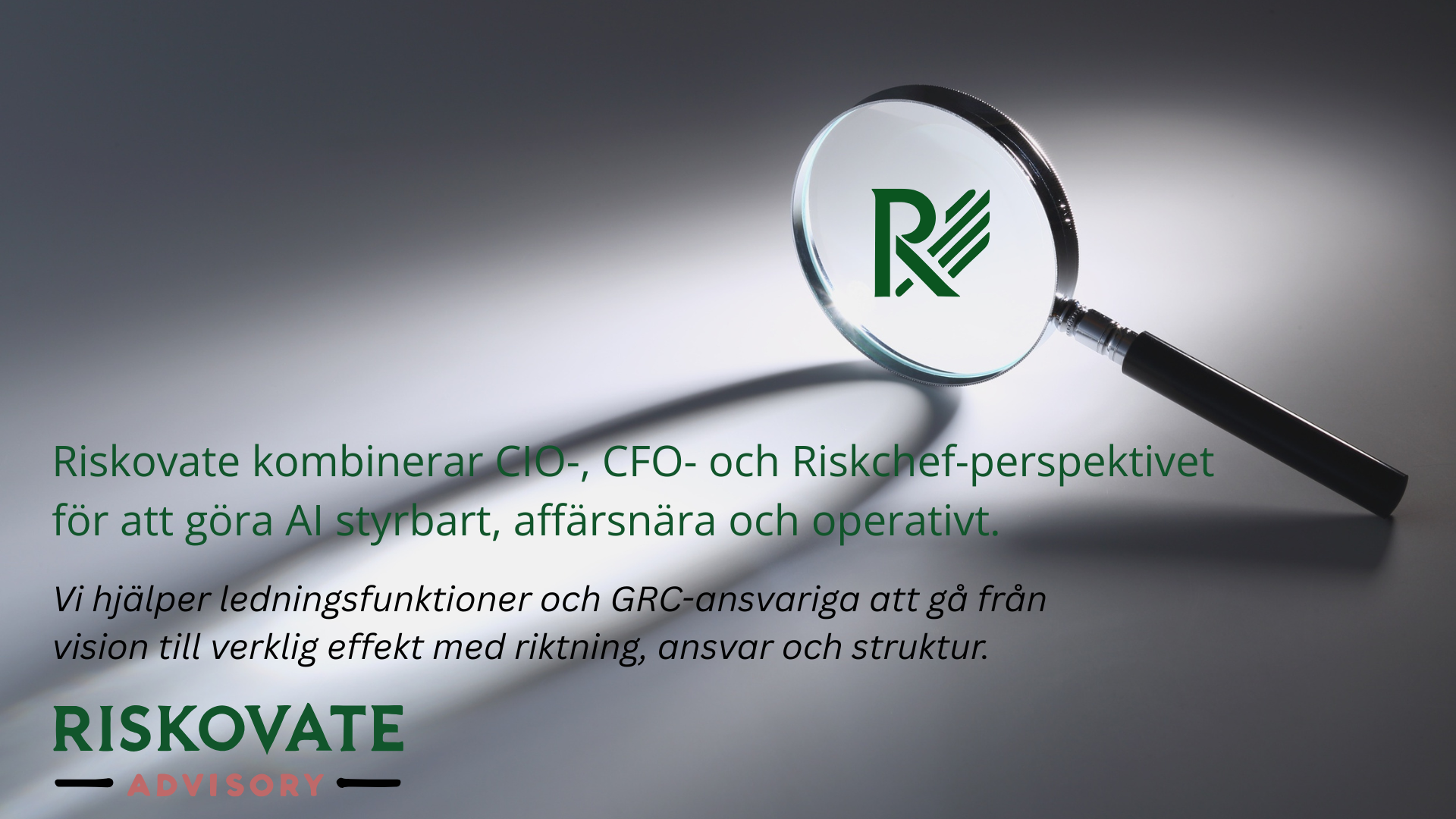 AI är inte en teknikfråga. Det är en styrningsfråga.